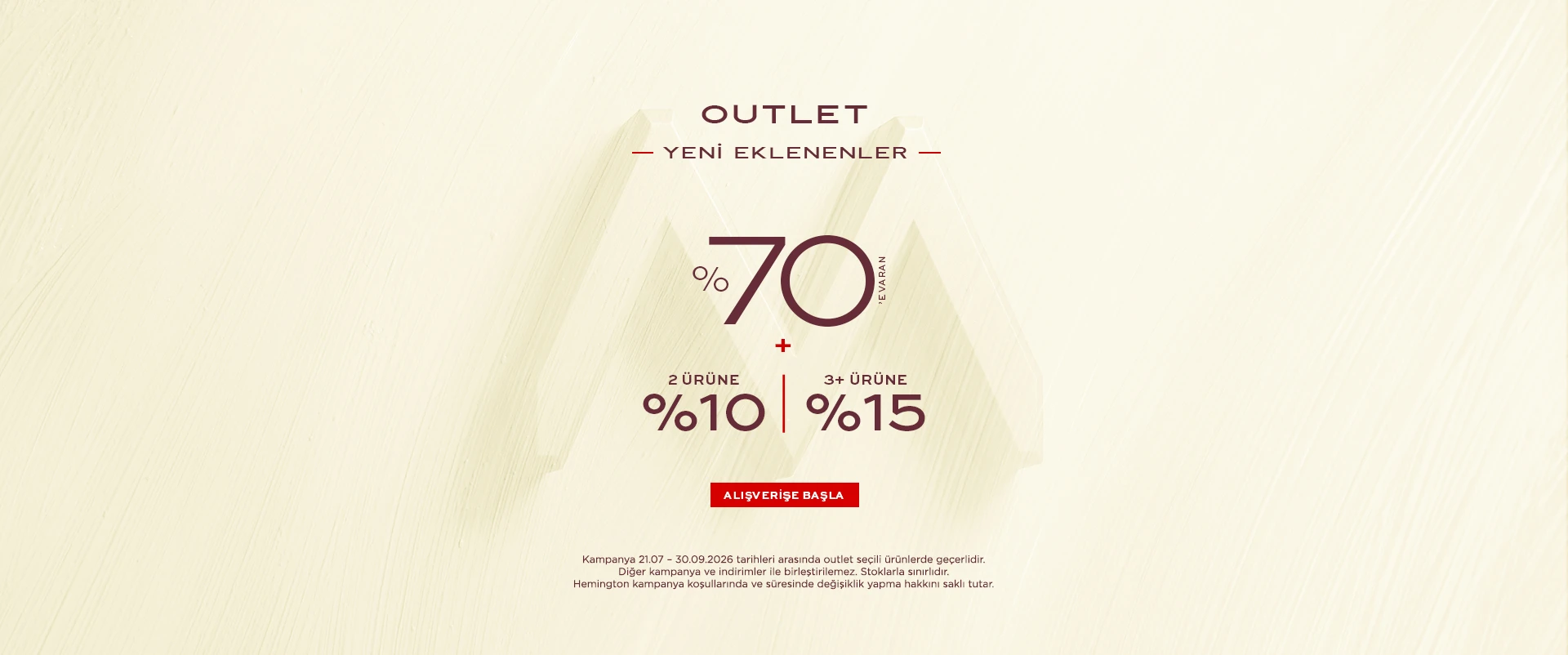 Outlet - Temmuz