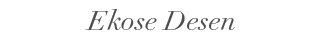 Ekose Desen