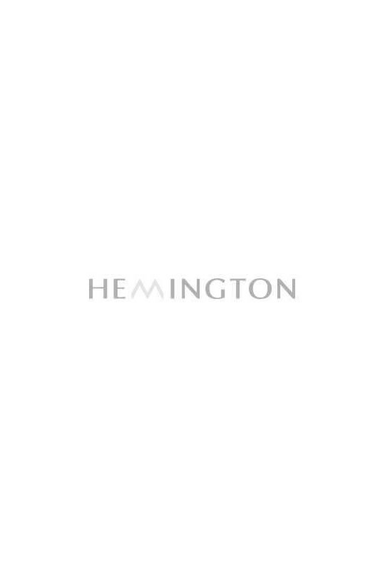 Hemington - Saç Örgü Desenli Lambswool Yeşil Kazak