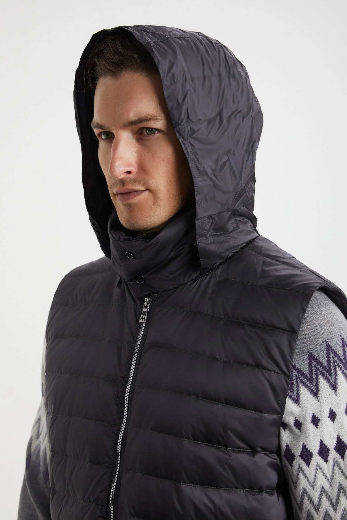 Hemington - Koyu Gri Activewear Kaz Tüyü Şişme Yelek (3)