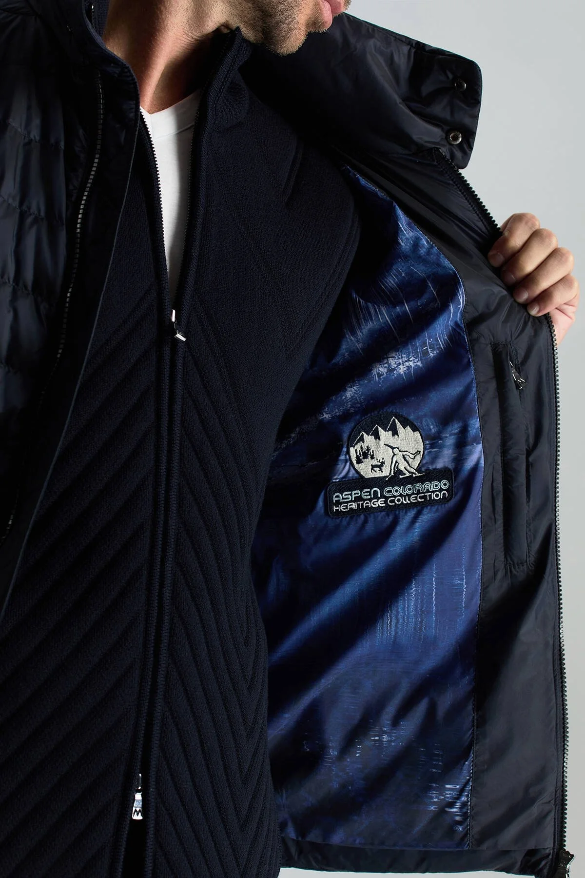 Hemington - Lacivert Activewear Kaz Tüyü Şişme Yelek (5)