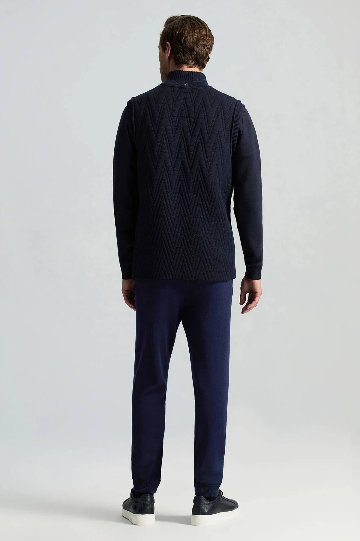 Hemington - Activewear Merino Yün Lacivert Yelek (4)