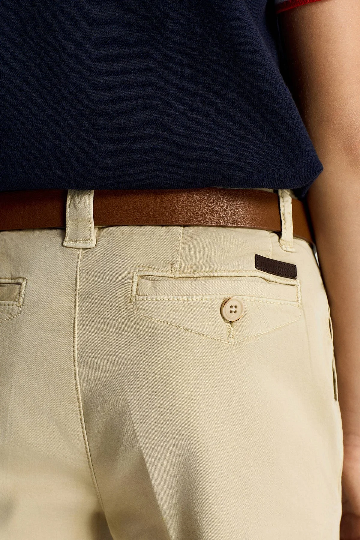 Hemington - Bej Yazlık Çocuk Chino Pantolon (4)