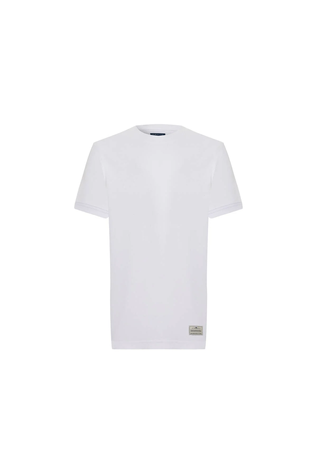 Hemington - Bisiklet Yaka Rahat Resim Saf Pamuk Beyaz Çocuk T-Shirt (6)