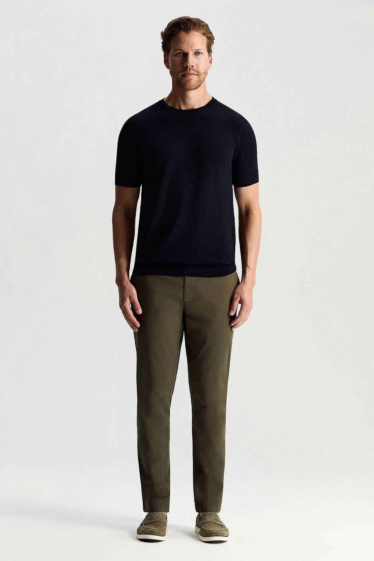 Hemington - Bisiklet Yaka Saf Pamuk Lacivert Triko T-Shirt (2)