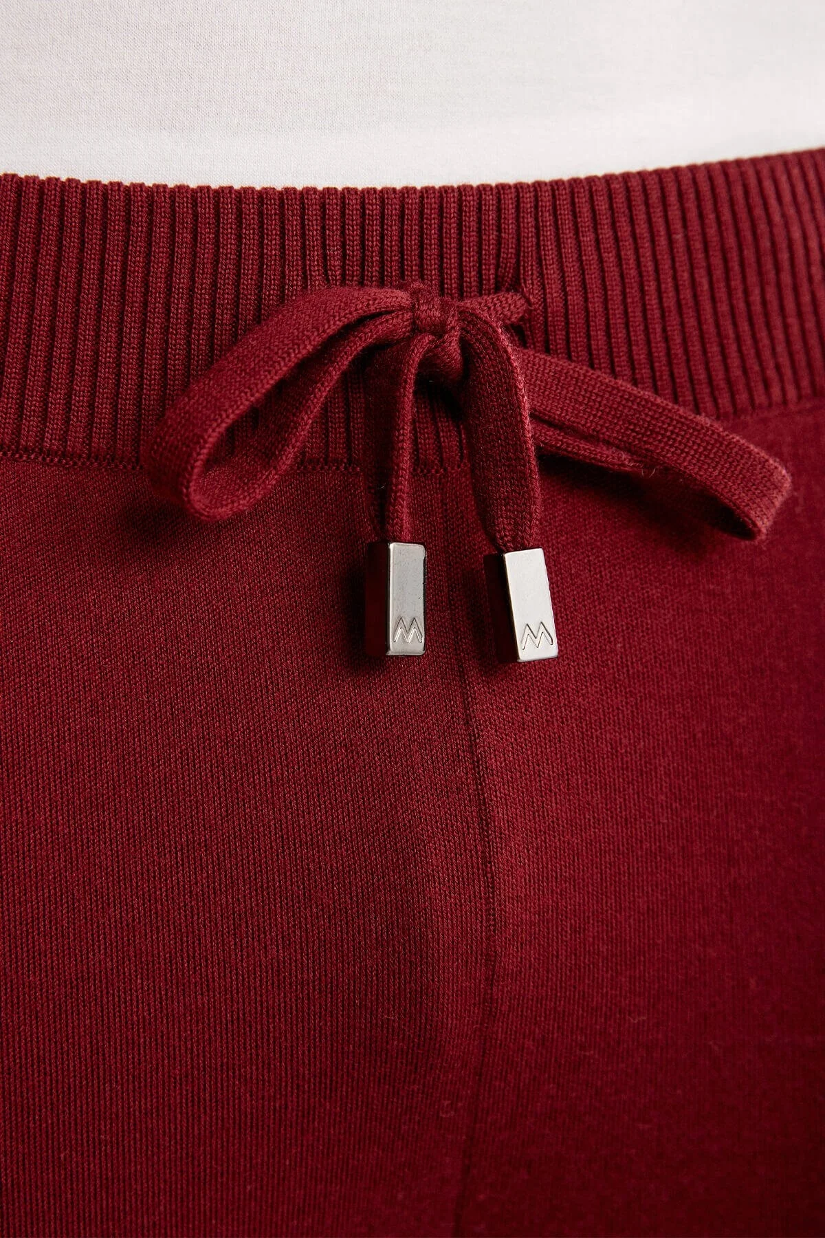 Hemington - Bordo Merino Yün Activewear Triko Pantolon (7)