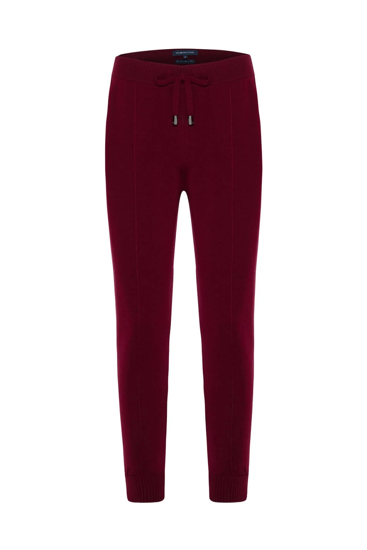 Hemington - Bordo Merino Yün Activewear Triko Pantolon (9)
