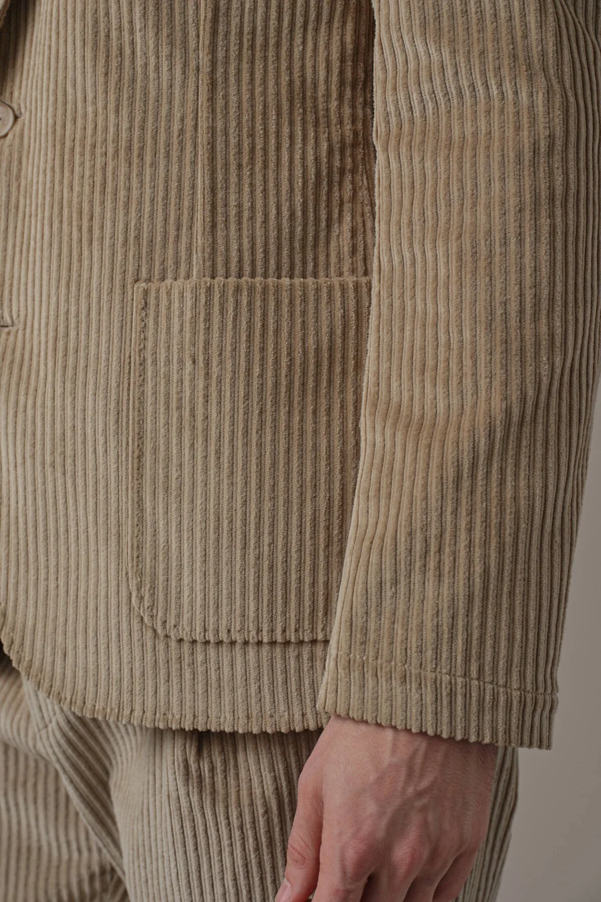 Hemington - Camel Kadife Blazer Ceket (4)