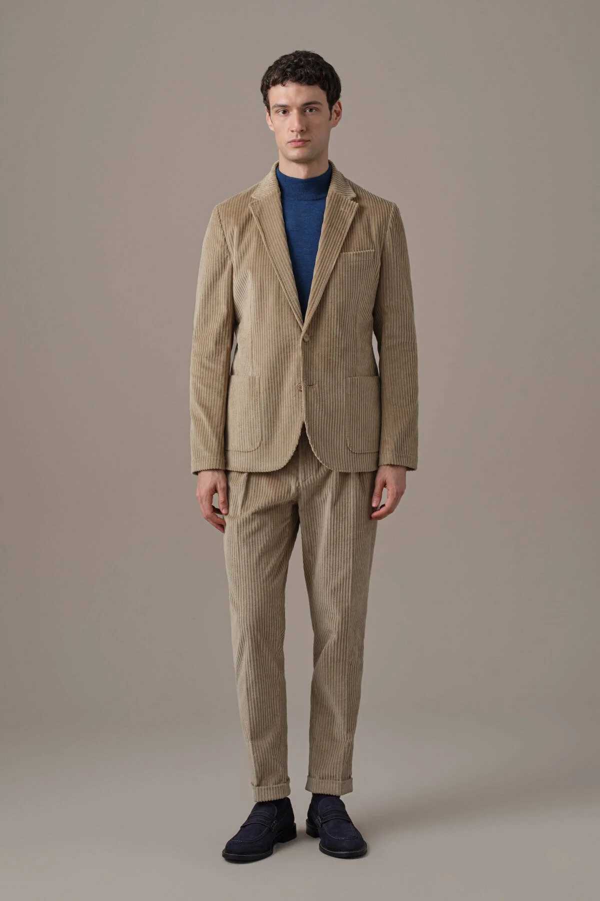 Hemington - Camel Kadife Blazer Ceket (2)