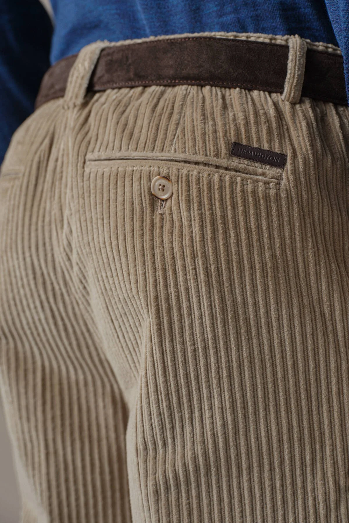 Hemington - Camel Kadife Pantolon (3)