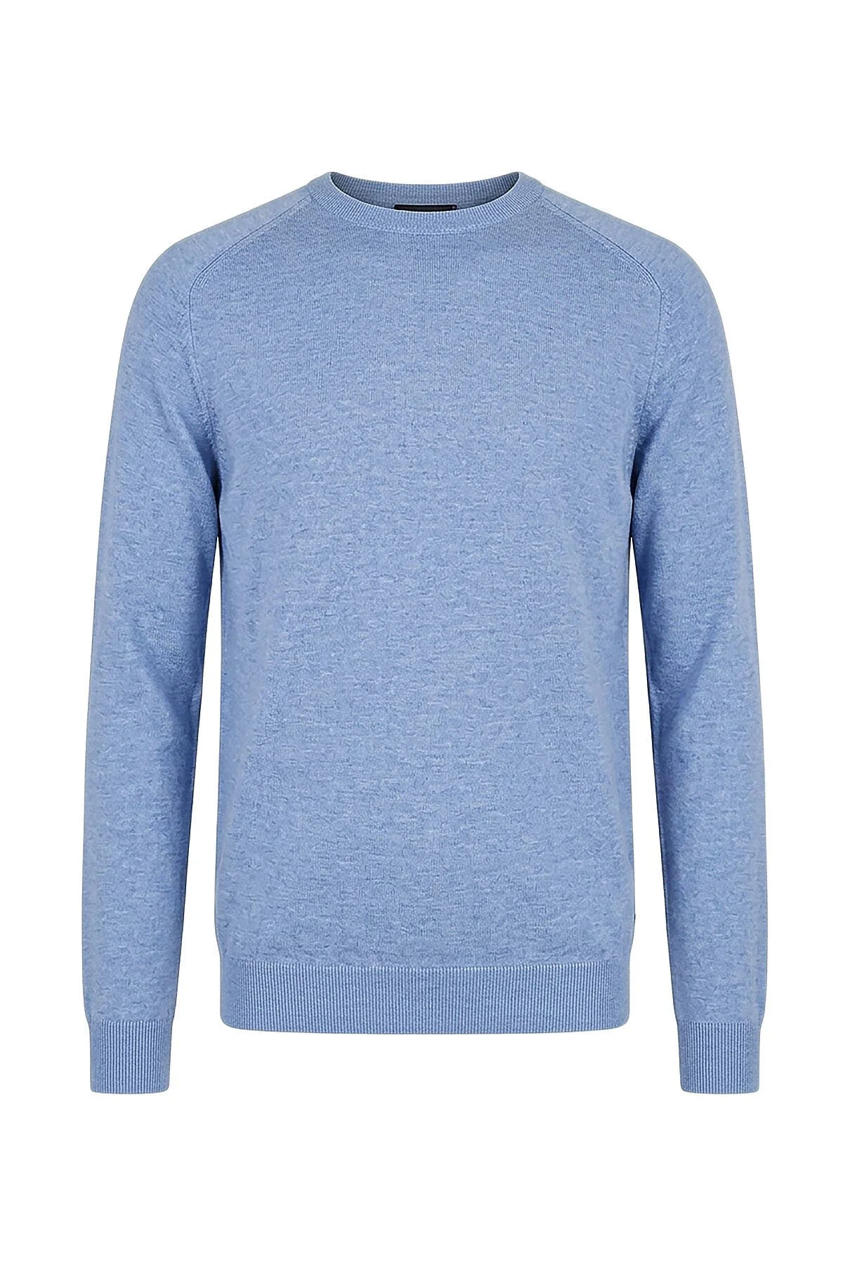 Hemington - Extrafine Merino Bisiklet Yaka Açık Mavi Triko (7)