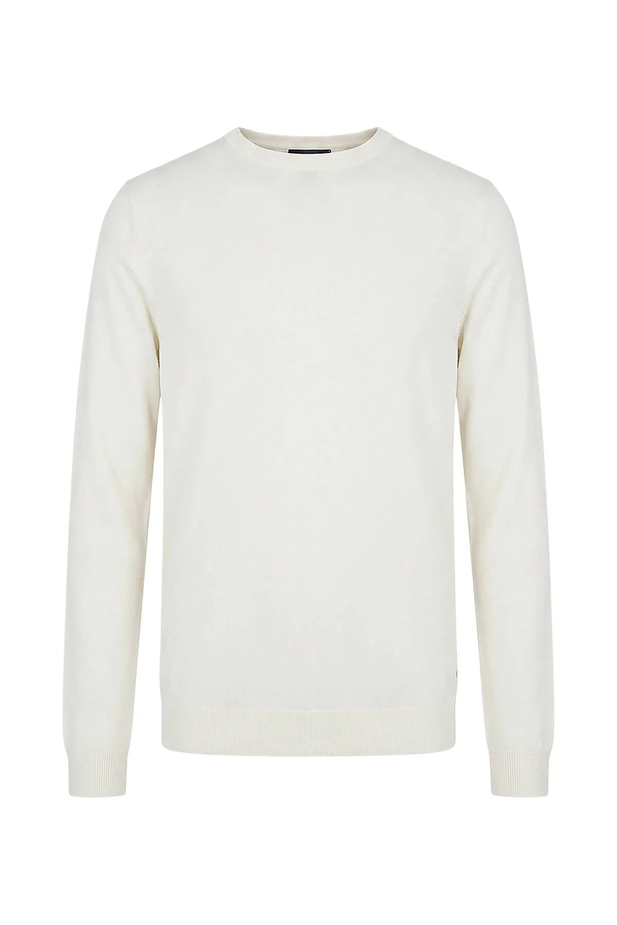 Hemington - Extrafine Merino Bisiklet Yaka Beyaz Triko (6)