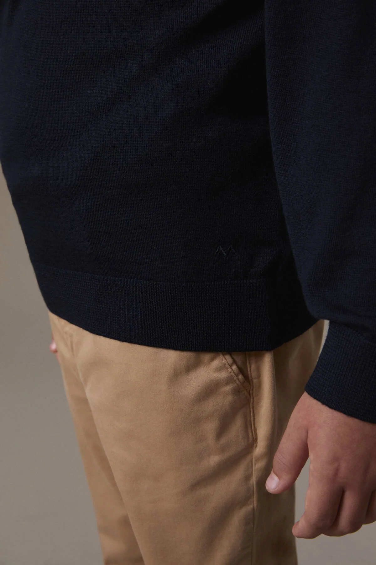 Hemington - Extrafine Merino V Yaka Lacivert Çocuk Triko (4)
