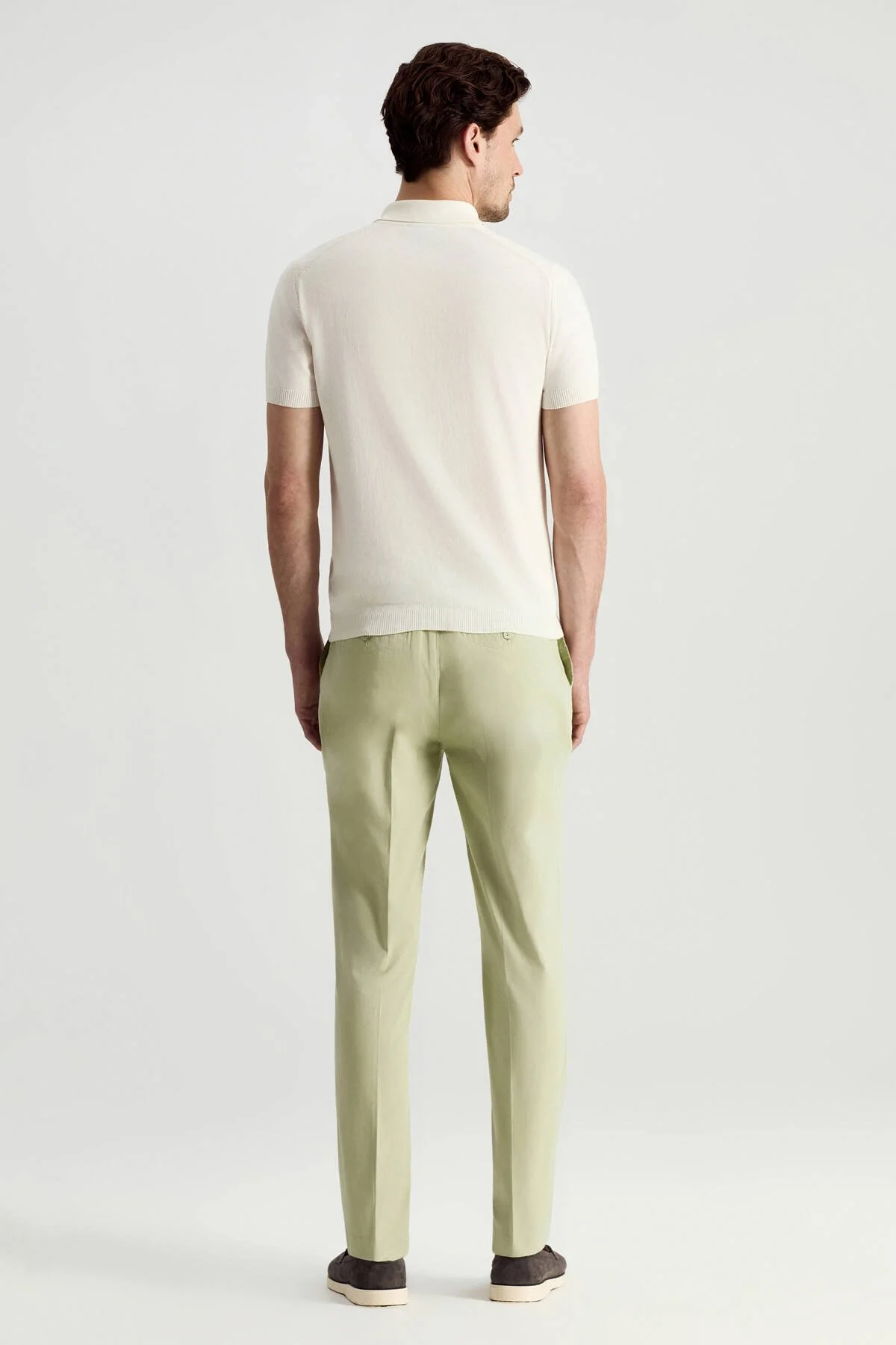 Hemington - Giza Pamuk Argyle Desen Beyaz Triko Polo (5)