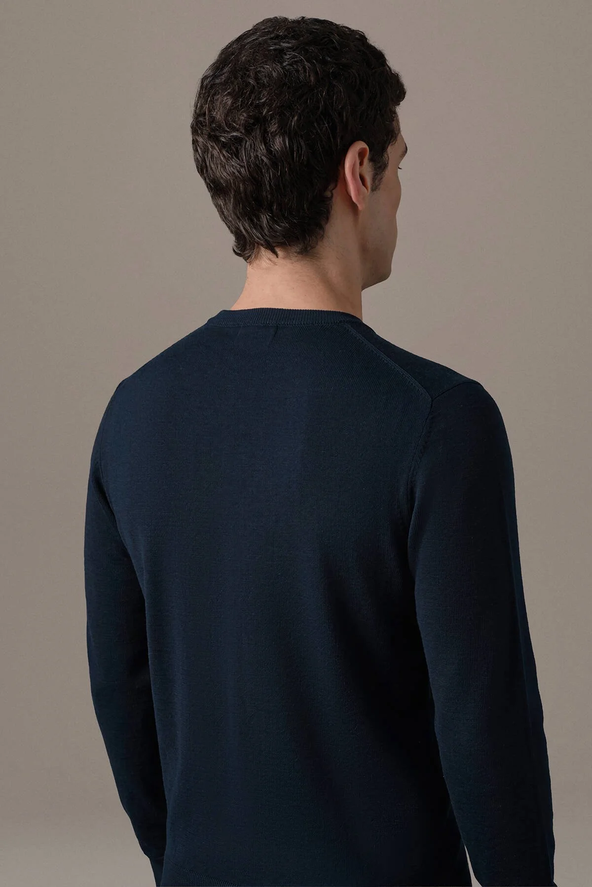 Hemington - İnterlok Örgü Bisiklet Yaka Lacivert Sweatshirt (4)