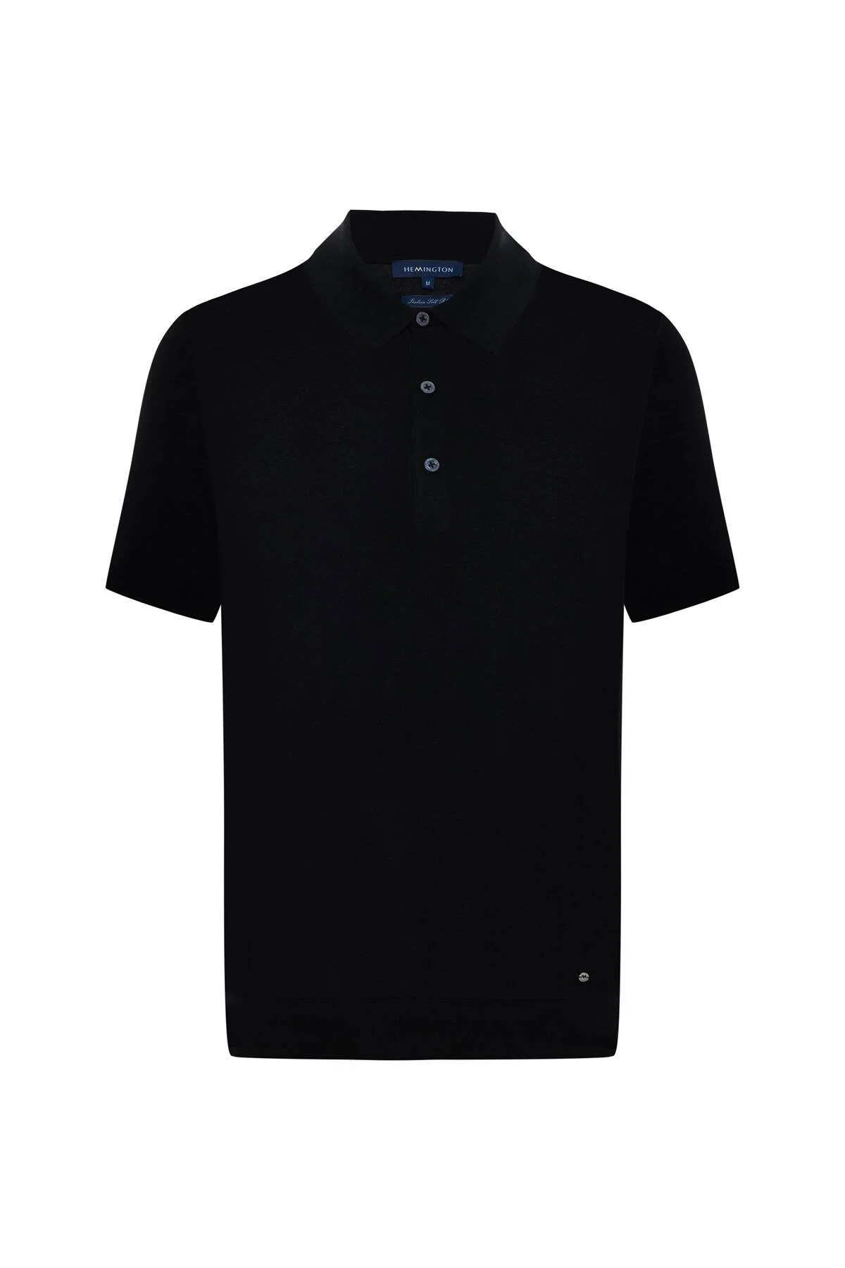 Hemington - İpek Karışım Siyah Triko Polo (6)