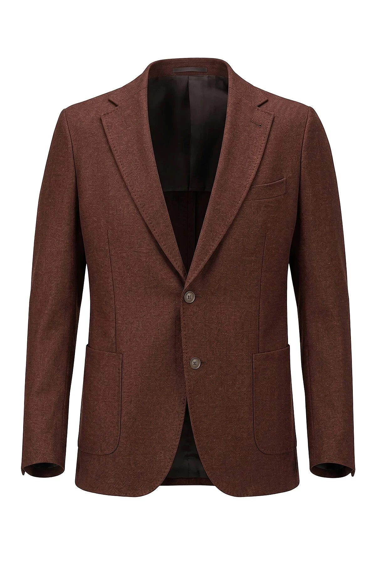 Hemington - İtalyan Yün Kaşmir Bordo Blazer Ceket (6)
