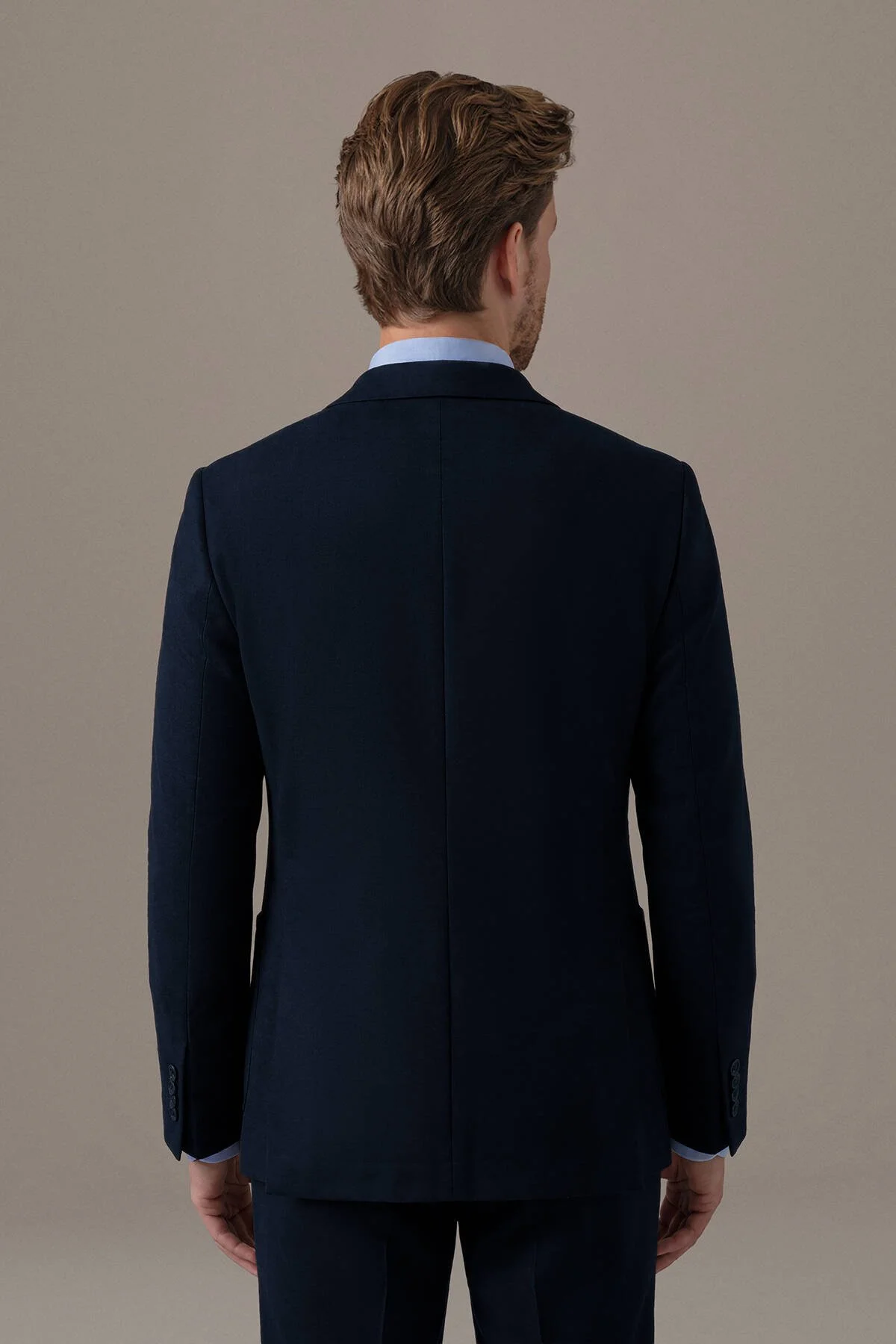 Hemington - İtalyan Yün Kaşmir Koyu Lacivert Blazer Ceket (4)