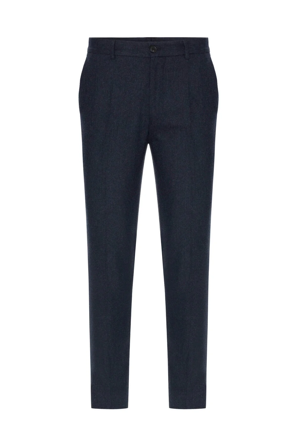 Hemington - Kaşmir Yün Lacivert Flanel Pantolon (6)