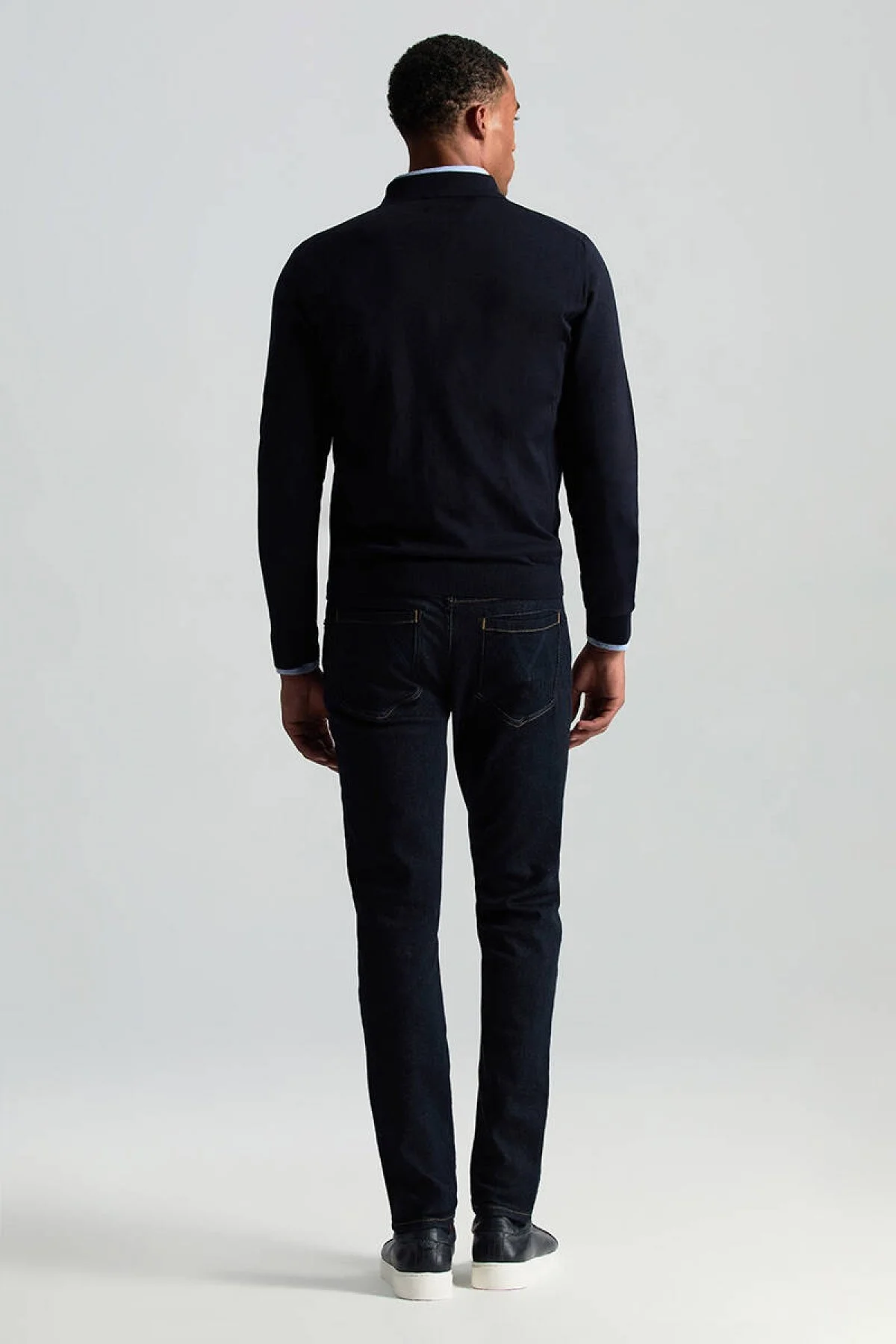 Hemington - Kaşmir Karışım Kışlık Lacivert Denim Pantolon (3)