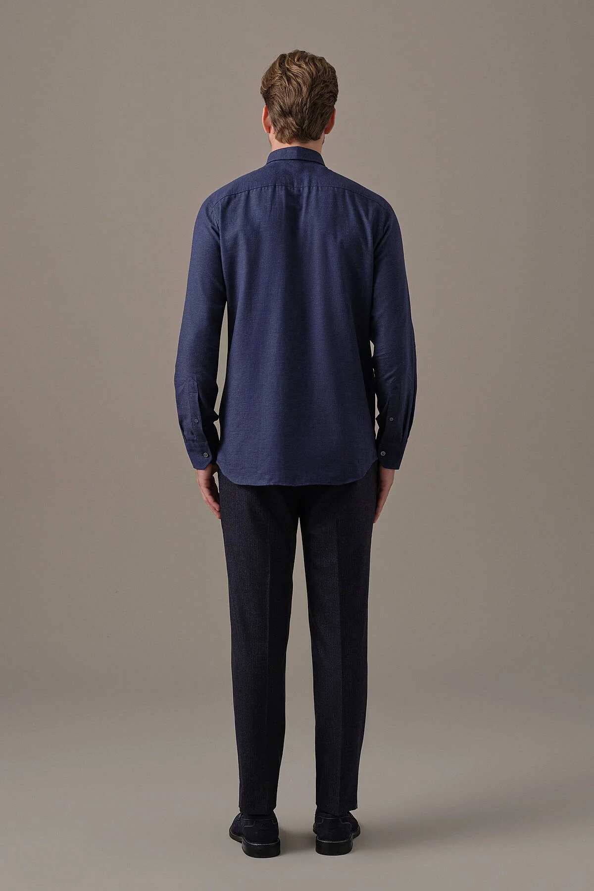 Hemington - Kaşmir Pamuk Twill Lacivert Gömlek (3)