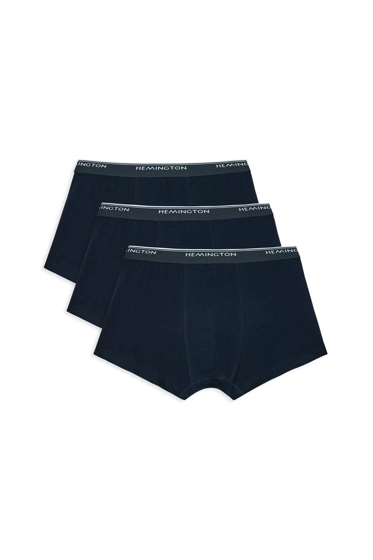 Hemington - Lacivert Üçlü Boxer Seti (3)
