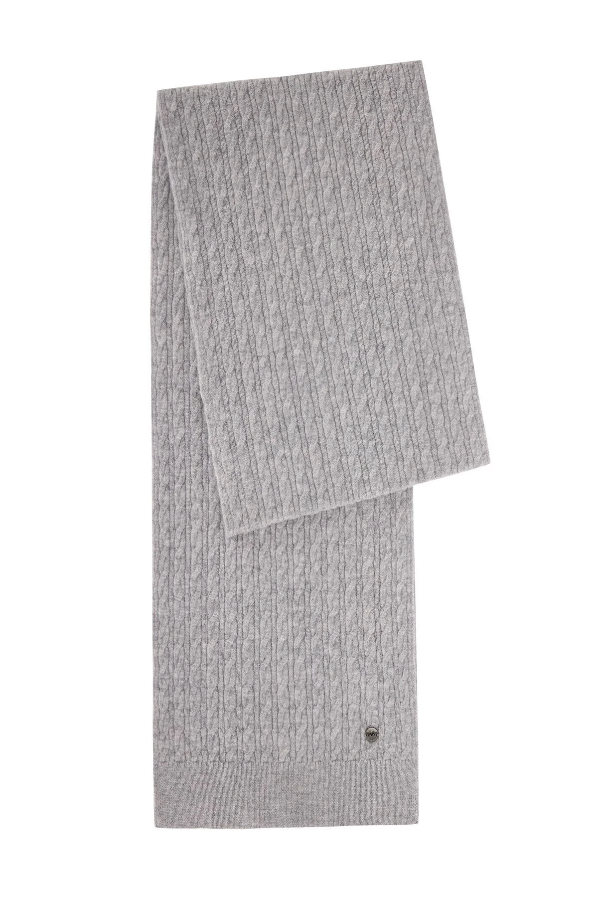 Hemington - Lambswool Yün Açık Gri Atkı (4)