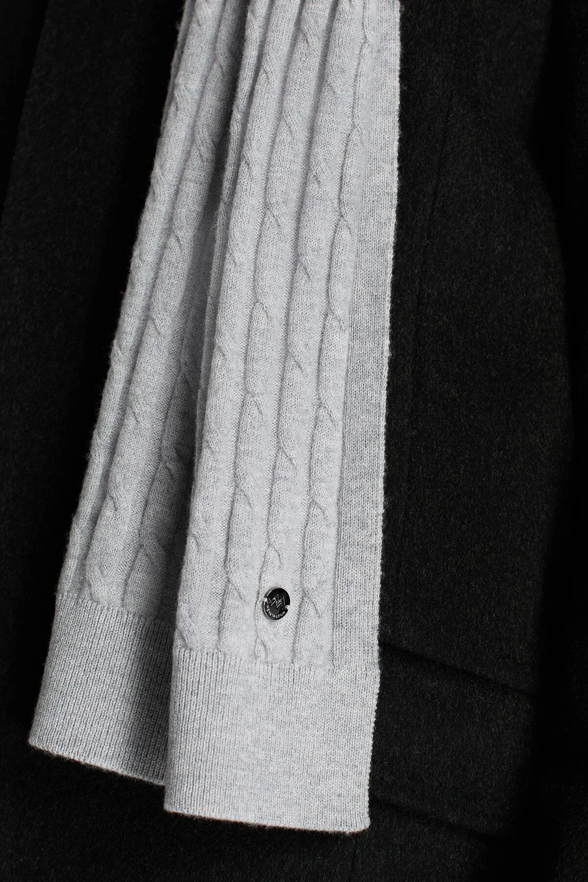 Hemington - Lambswool Yün Açık Gri Atkı (3)