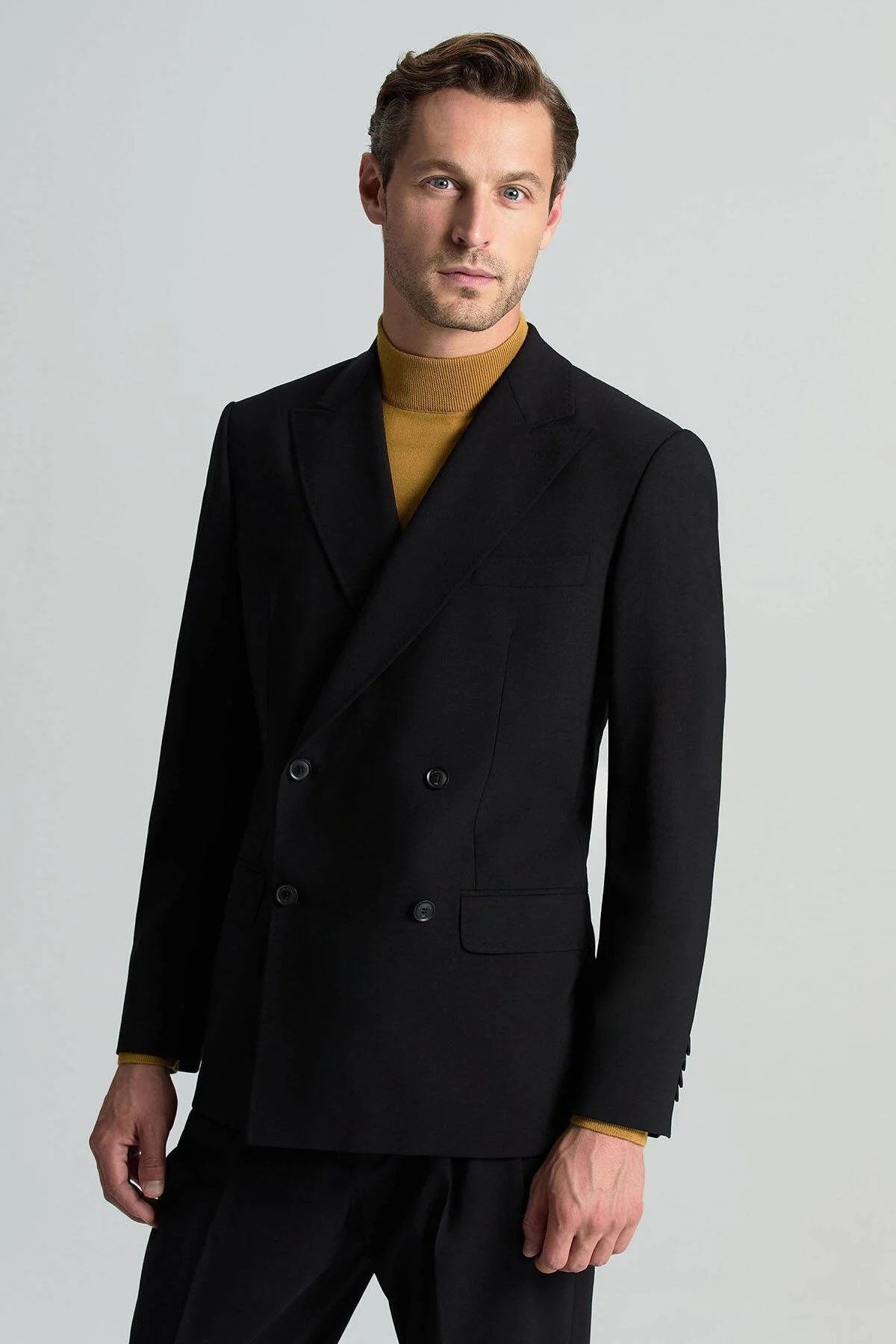Hemington - Lupetto Yaka Merino Yün Sarı Triko (6)