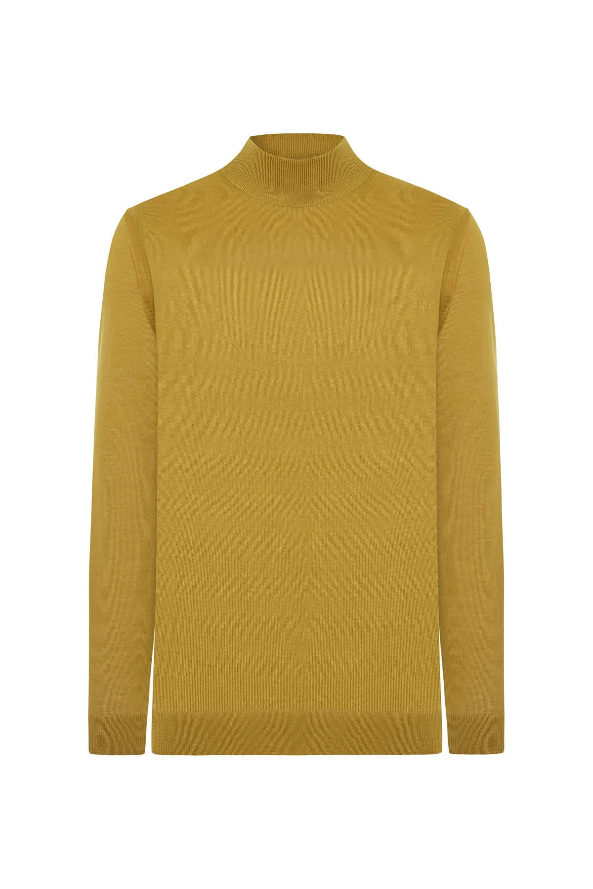 Hemington - Lupetto Yaka Merino Yün Sarı Triko (7)