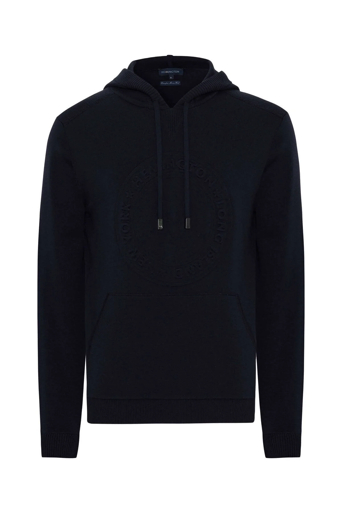Hemington - M Logolu Kapüşonlu Lacivert Hoody (7)