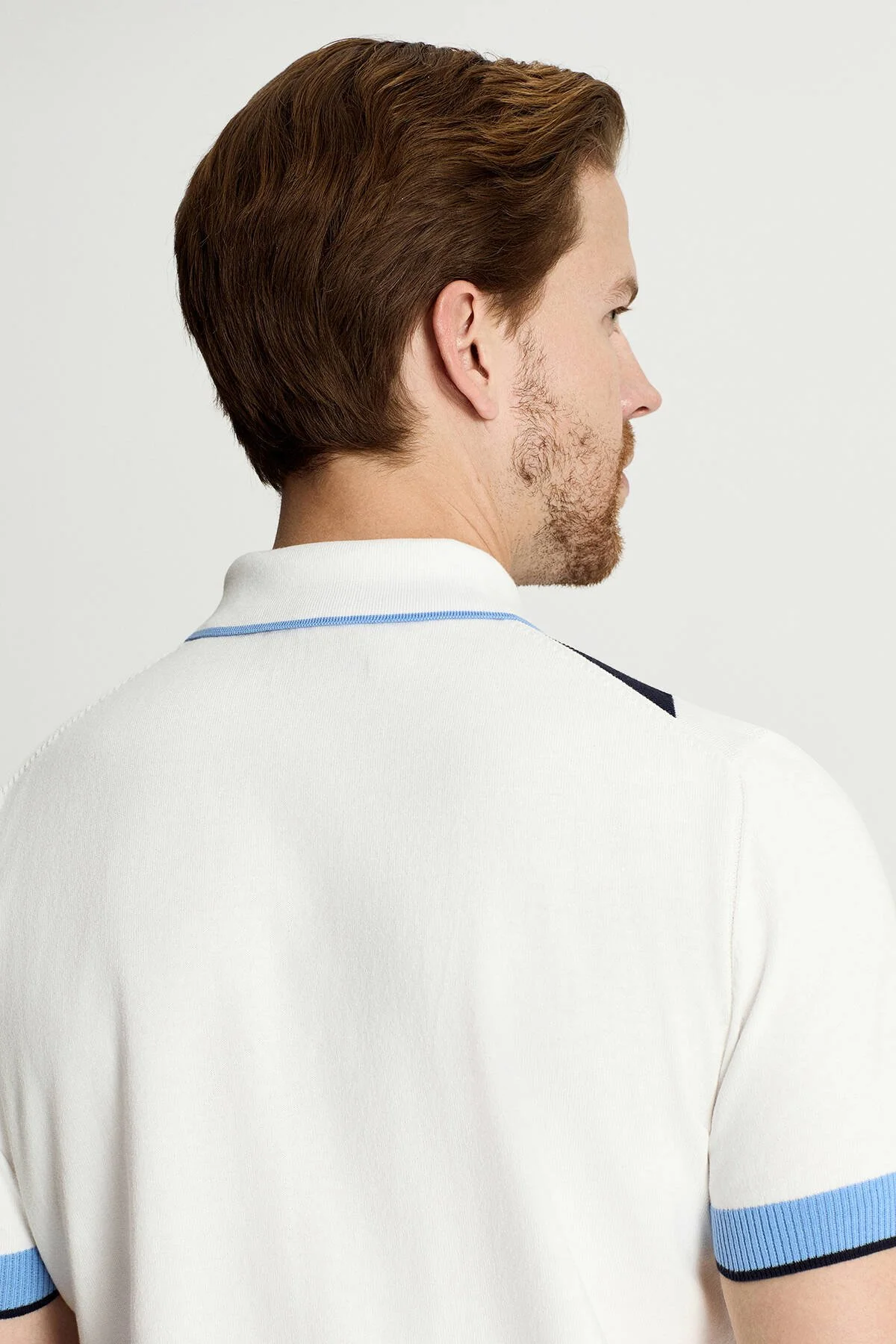 Hemington - Mavi Beyaz Argyle Desen Triko Polo (5)