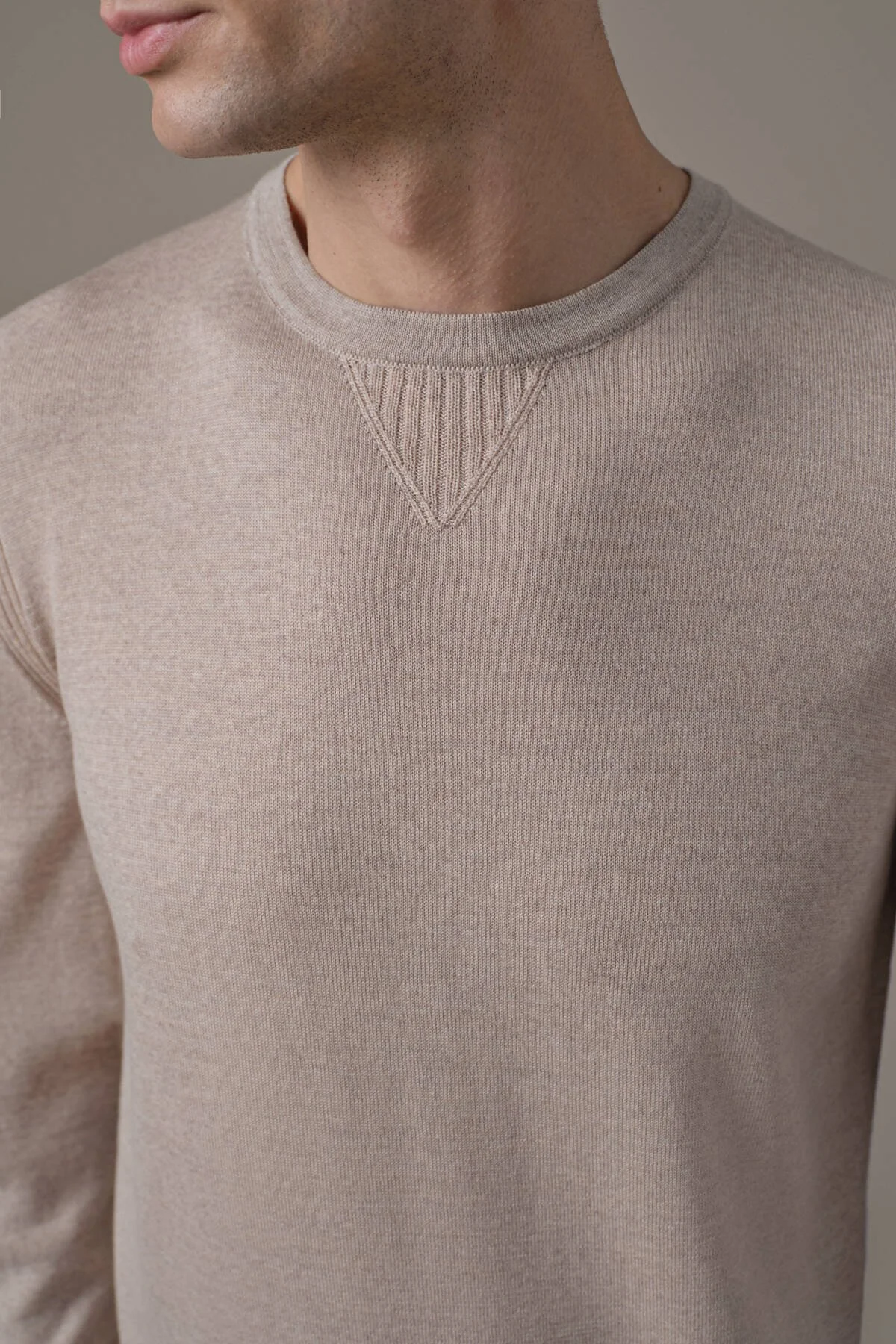 Hemington - Merino Yün-Modal Camel Lounge Triko (3)