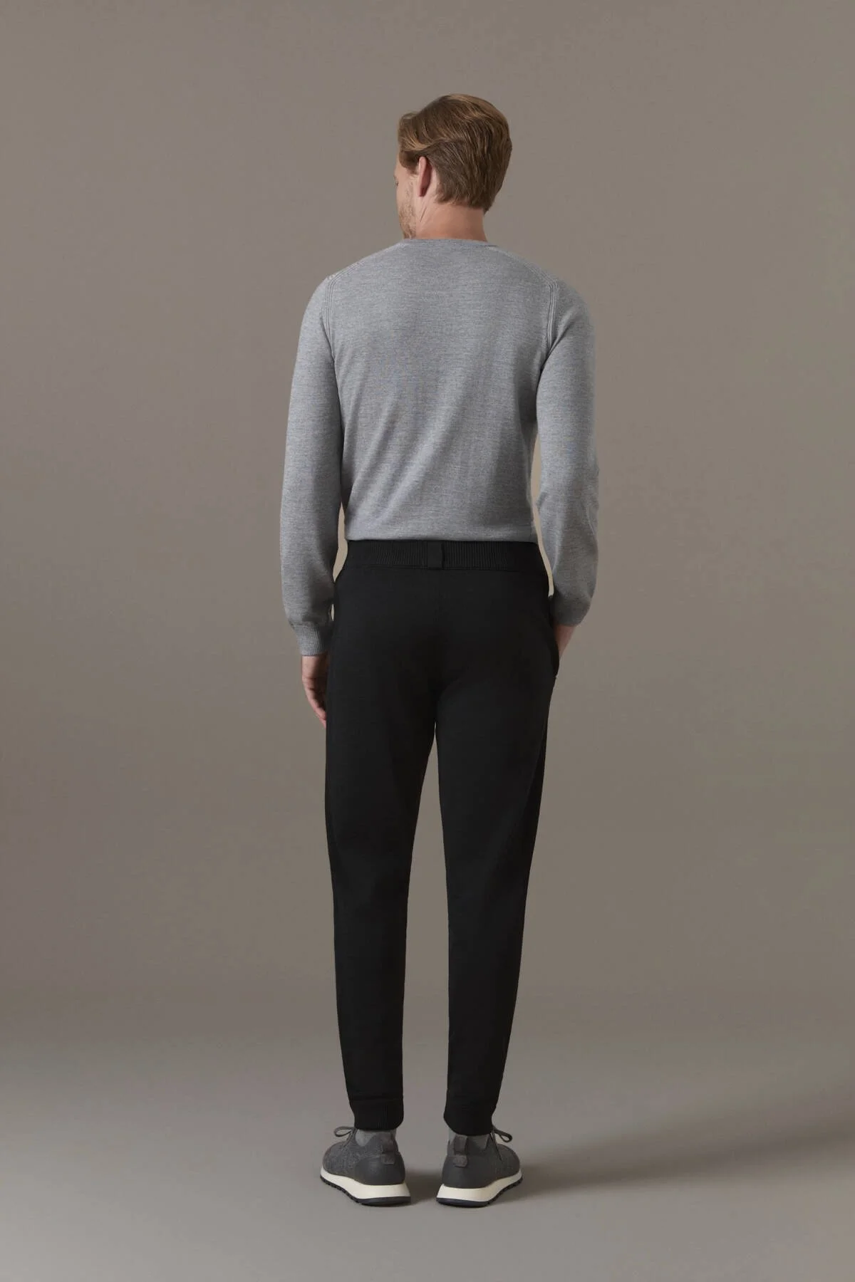 Hemington - Merino Yün Siyah Triko Pantolon (4)