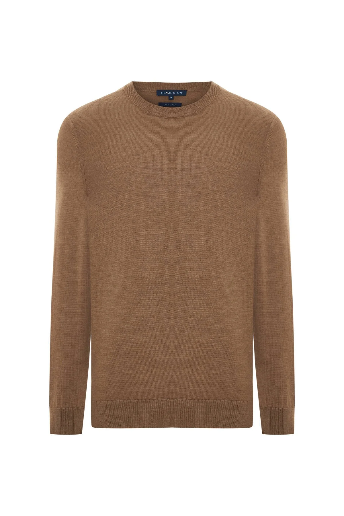 Hemington - Merino Yünü Bisiklet Yaka Camel Triko Kazak (7)