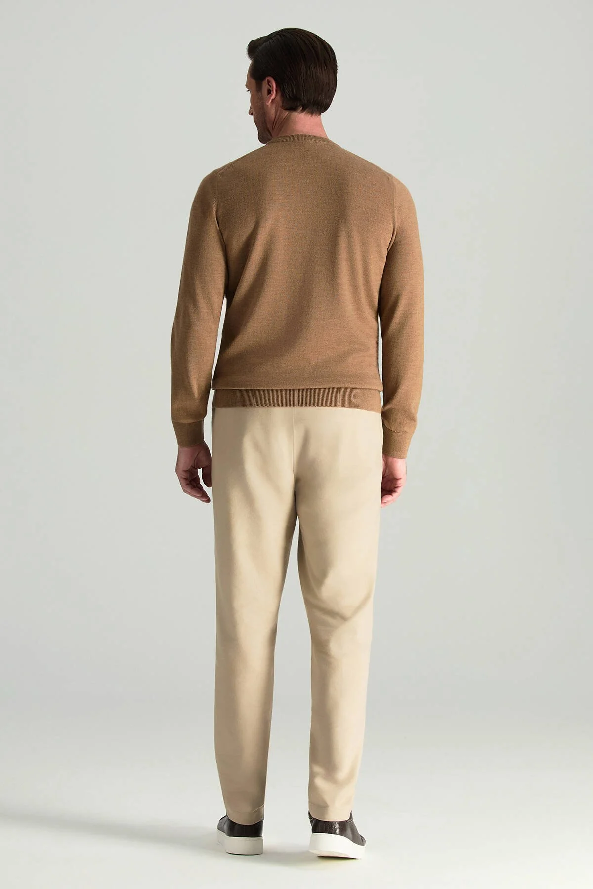 Hemington - Merino Yünü Bisiklet Yaka Camel Triko Kazak (5)