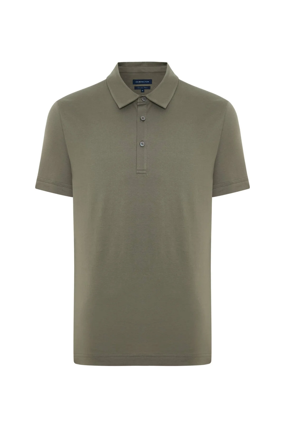 Hemington - Merserize Pamuk Haki Polo Yaka T-Shirt (6)