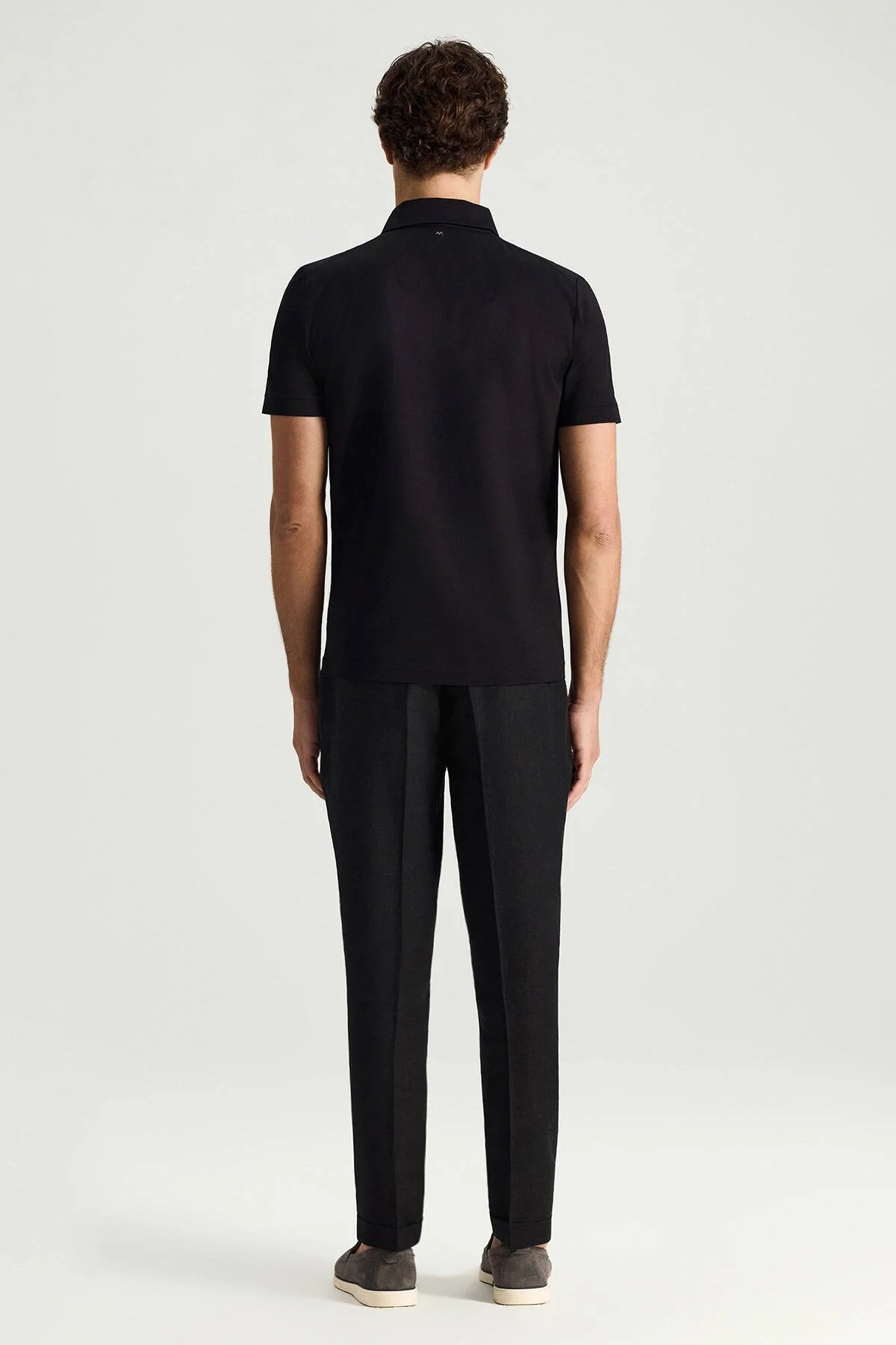 Hemington - Merserize Pamuk Siyah Polo Yaka T-Shirt (5)