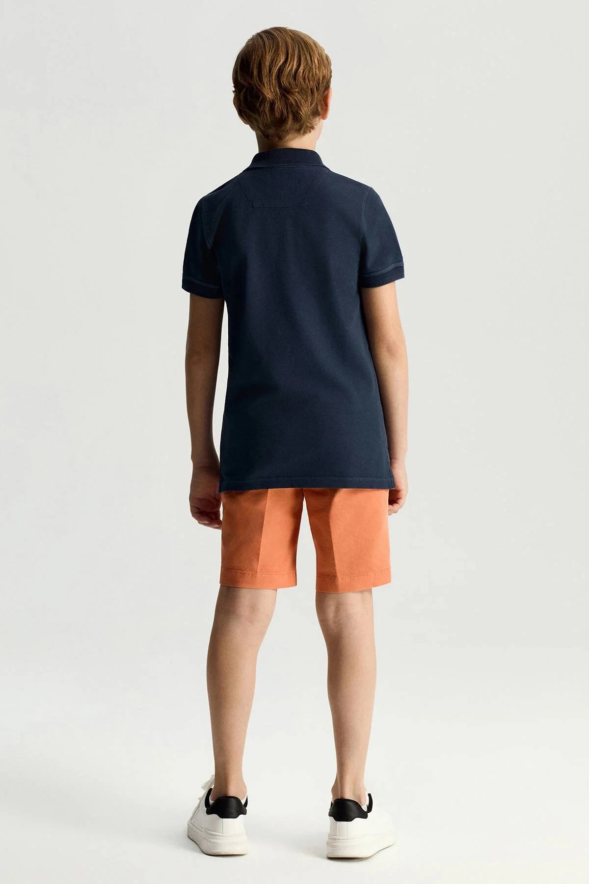 Hemington - Vintage Görünümlü Lacivert Polo Yaka Çocuk T-Shirt (4)