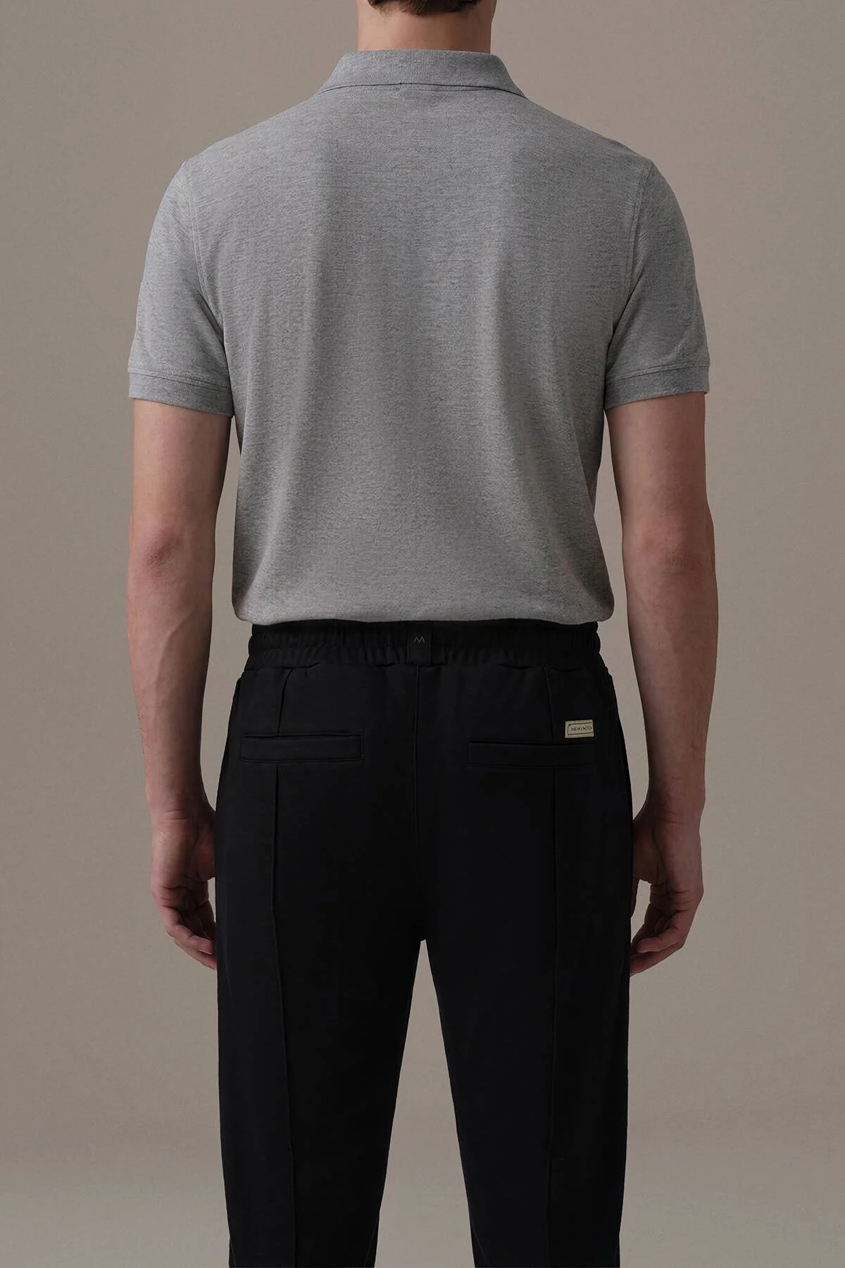 Hemington - Nervür Detay Siyah Örme Pantolon (4)