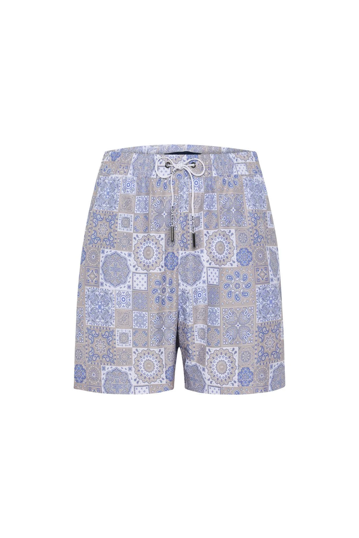 Hemington - Paisley Desen Bej Rengi Quick Dry Mayo (6)