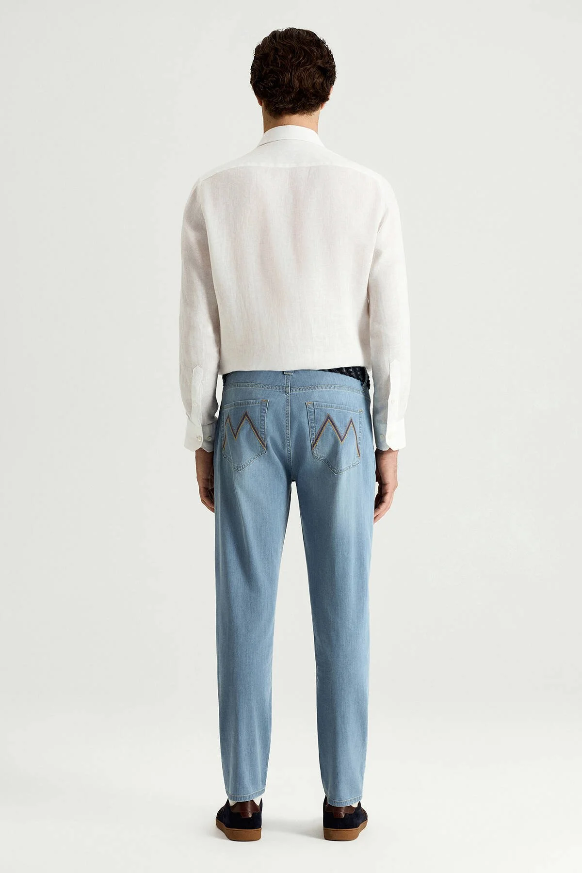 Hemington - Pamuk Karışım Açık Mavi Denim Pantolon (5)