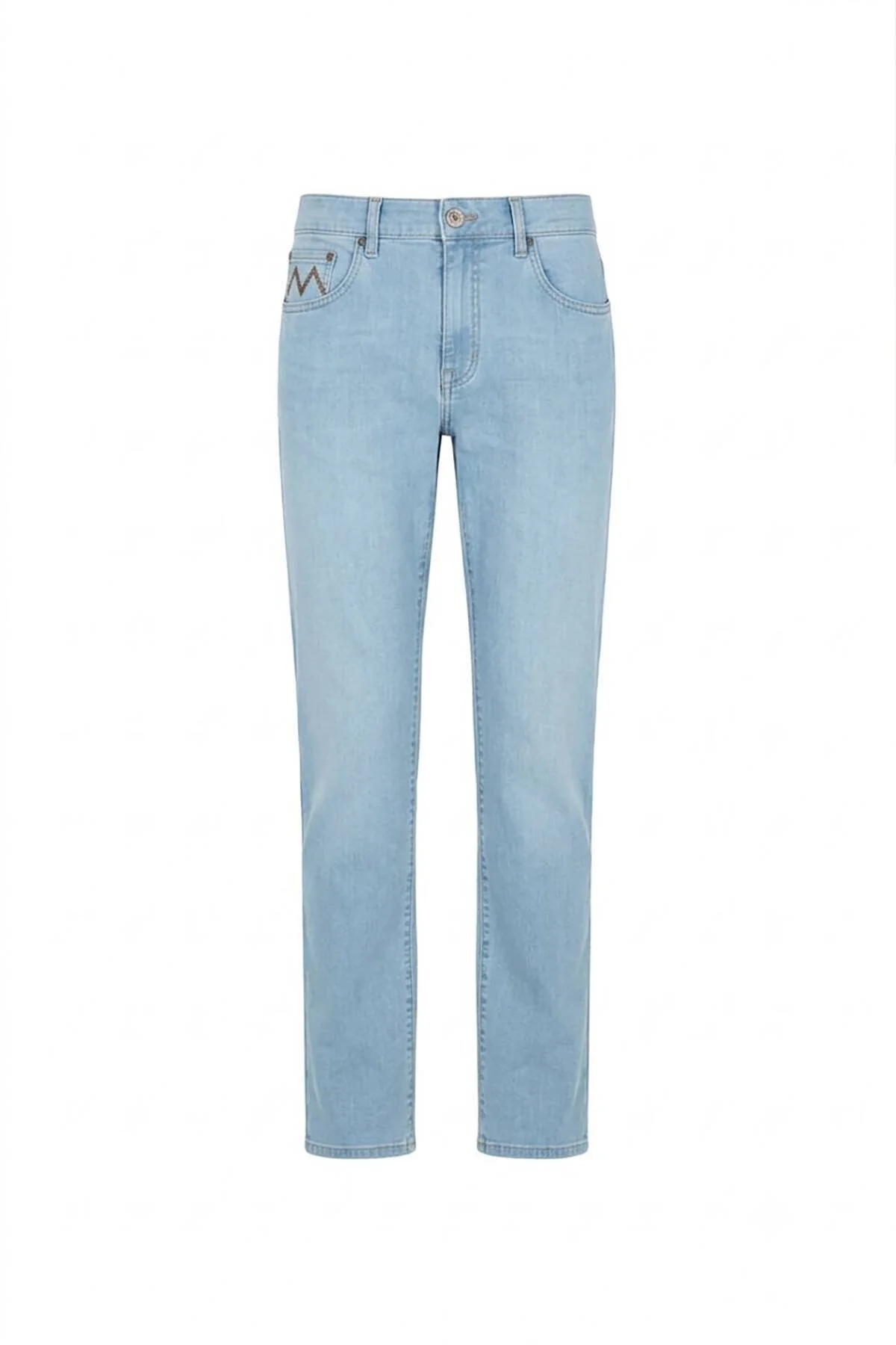 Hemington - Pamuk Karışım Açık Mavi Denim Pantolon (6)