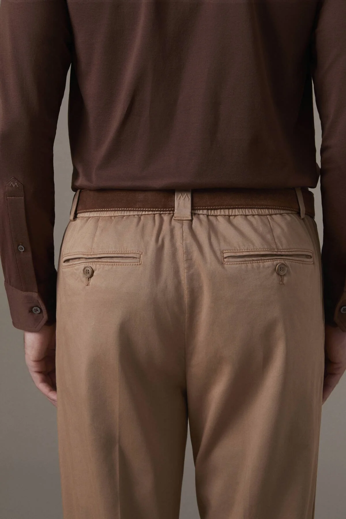 Hemington - Pamuk Modal Camel Relax Chino Pantolon (3)