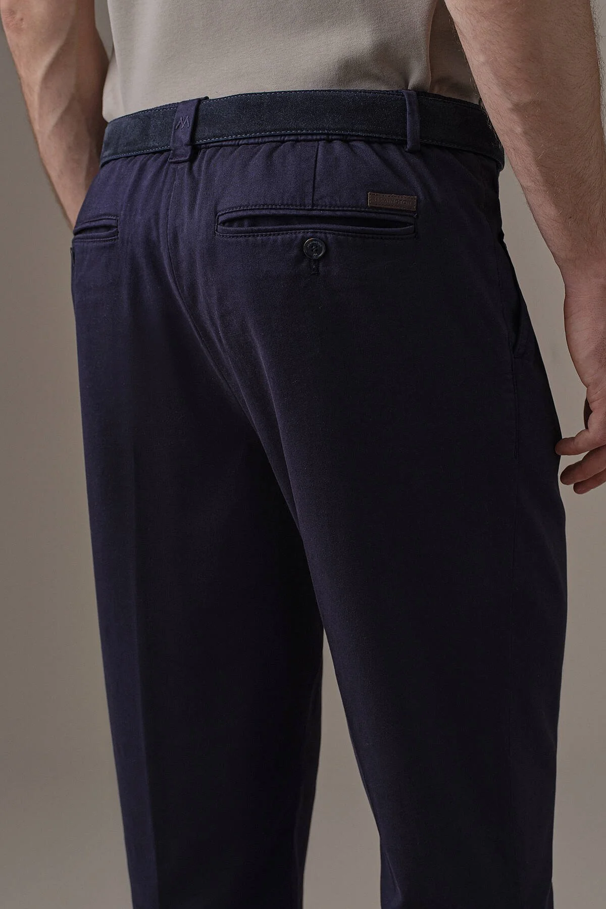 Hemington - Pamuk Modal Lacivert Chino Pantolon (3)