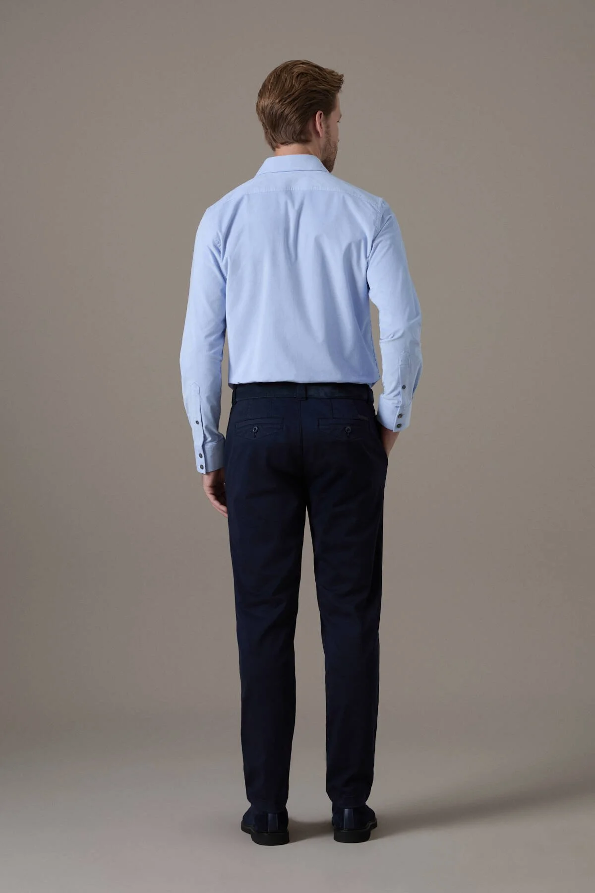 Hemington - Pamuk Modal Lacivert Chino Pantolon (4)