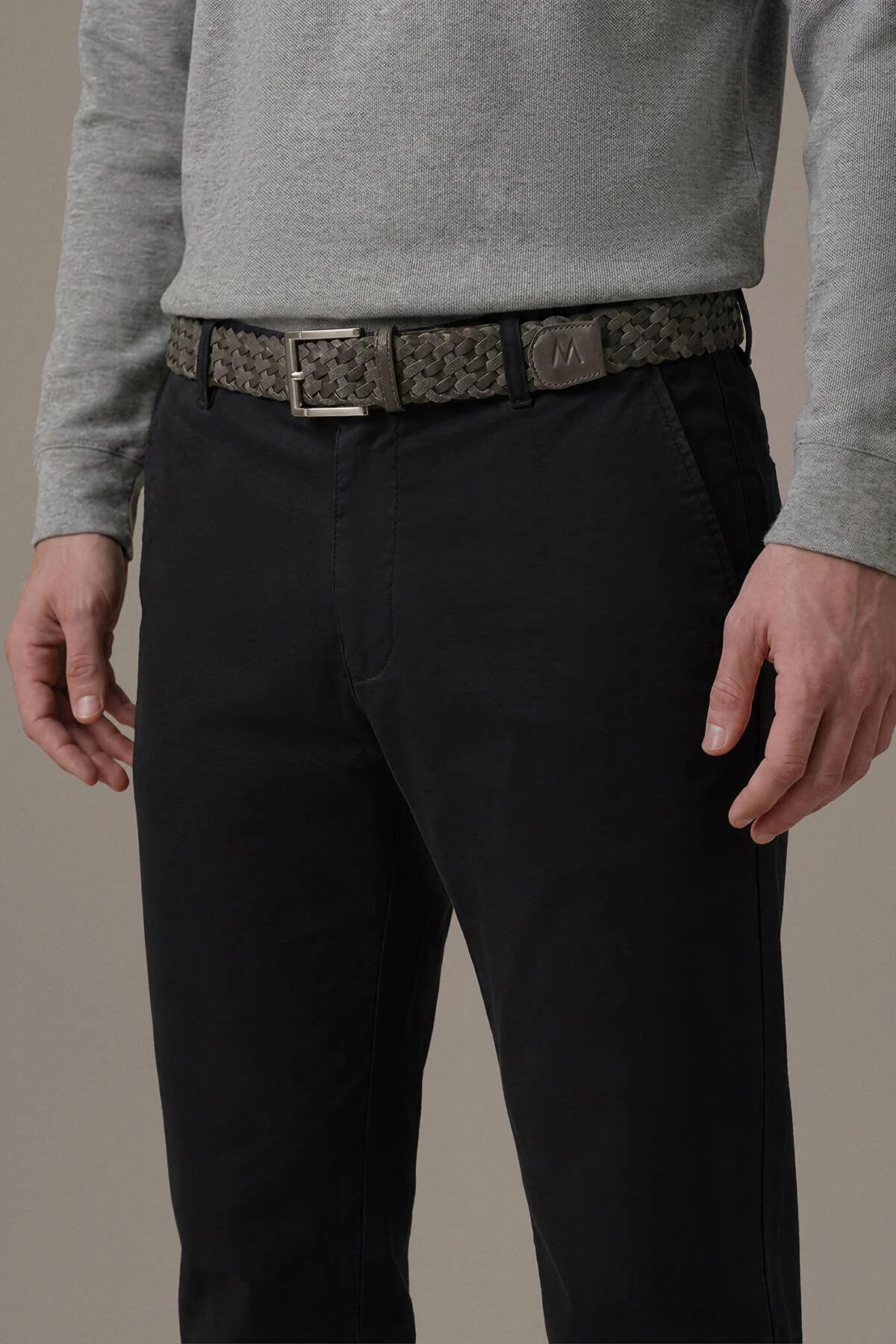 Hemington - Pamuk Modal Siyah Chino Pantolon (2)