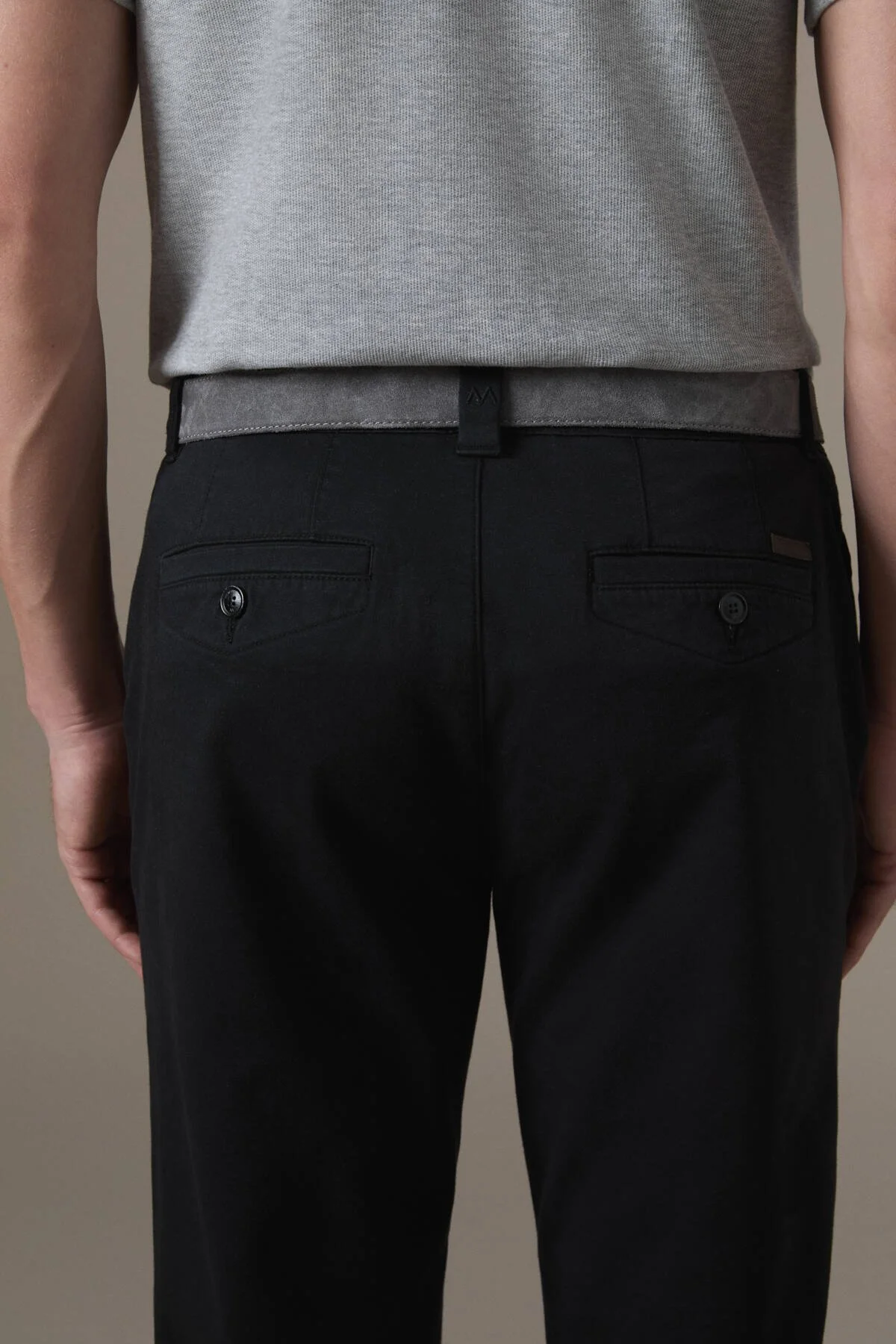 Hemington - Pamuk Modal Siyah Chino Pantolon (3)