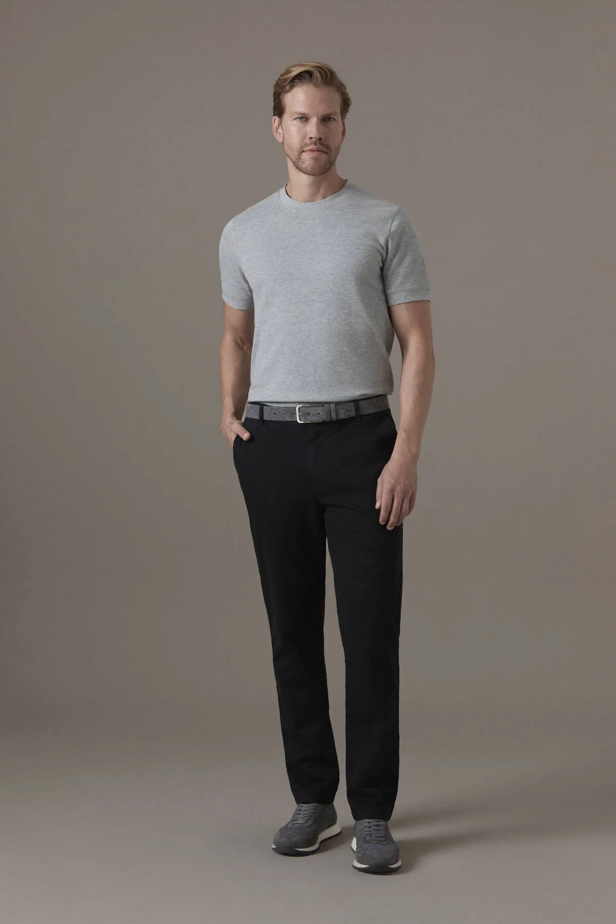 Hemington - Pamuk Modal Siyah Chino Pantolon (2)