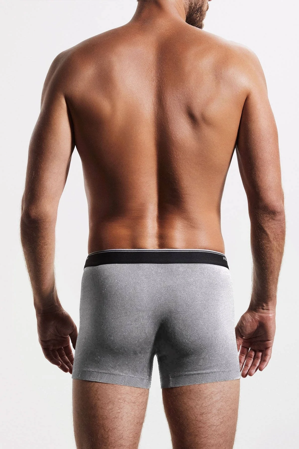 Hemington - Pamuklu Gri Boxer (4)